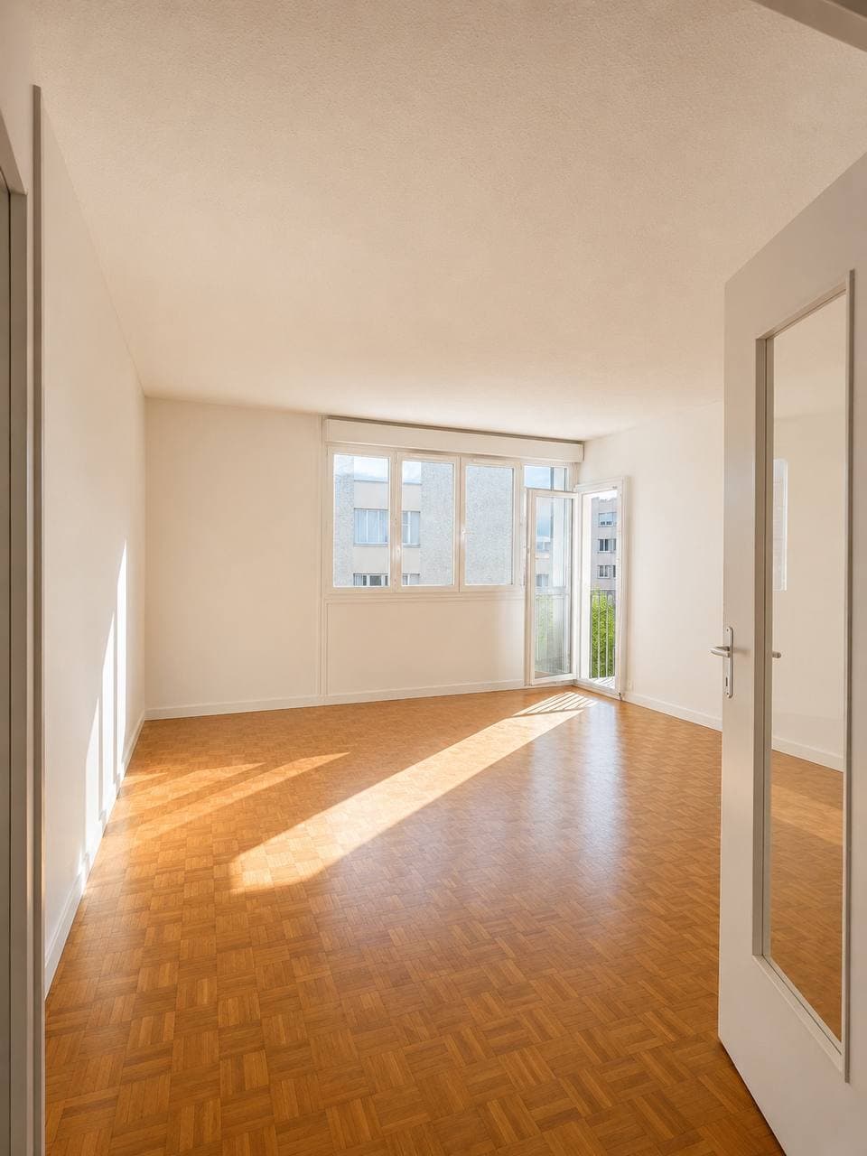 Parquet vitrifié à Saint-Jean, Parquet vitrifié